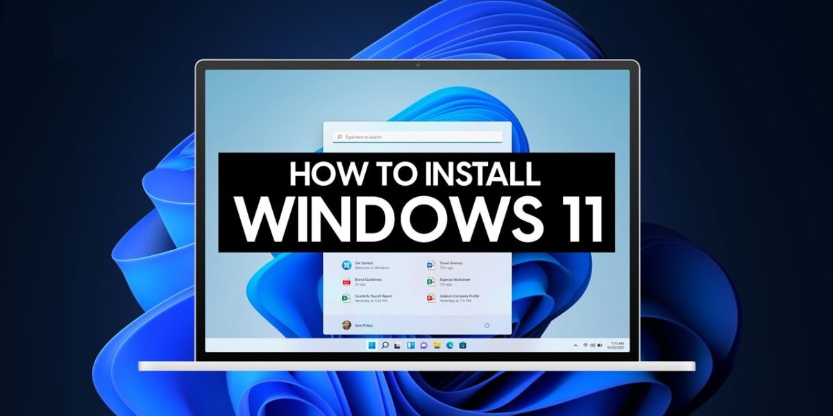 install Windows 11 on New PC