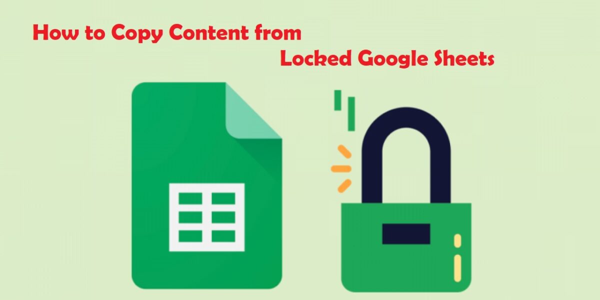 copy Google Sheets lock