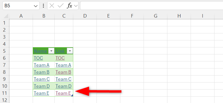 Applying filter to show only the sheets kind Workbook.