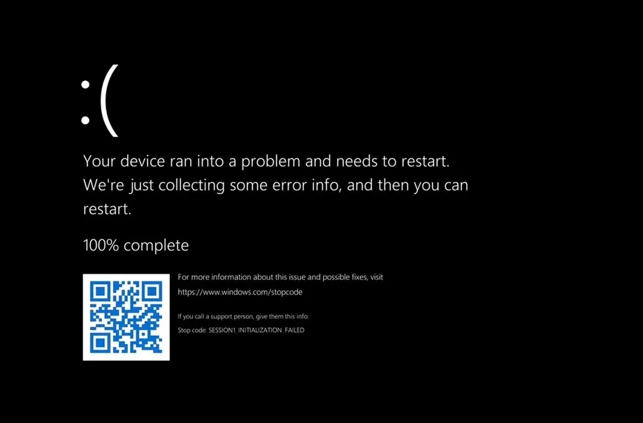 Black Screen of Death